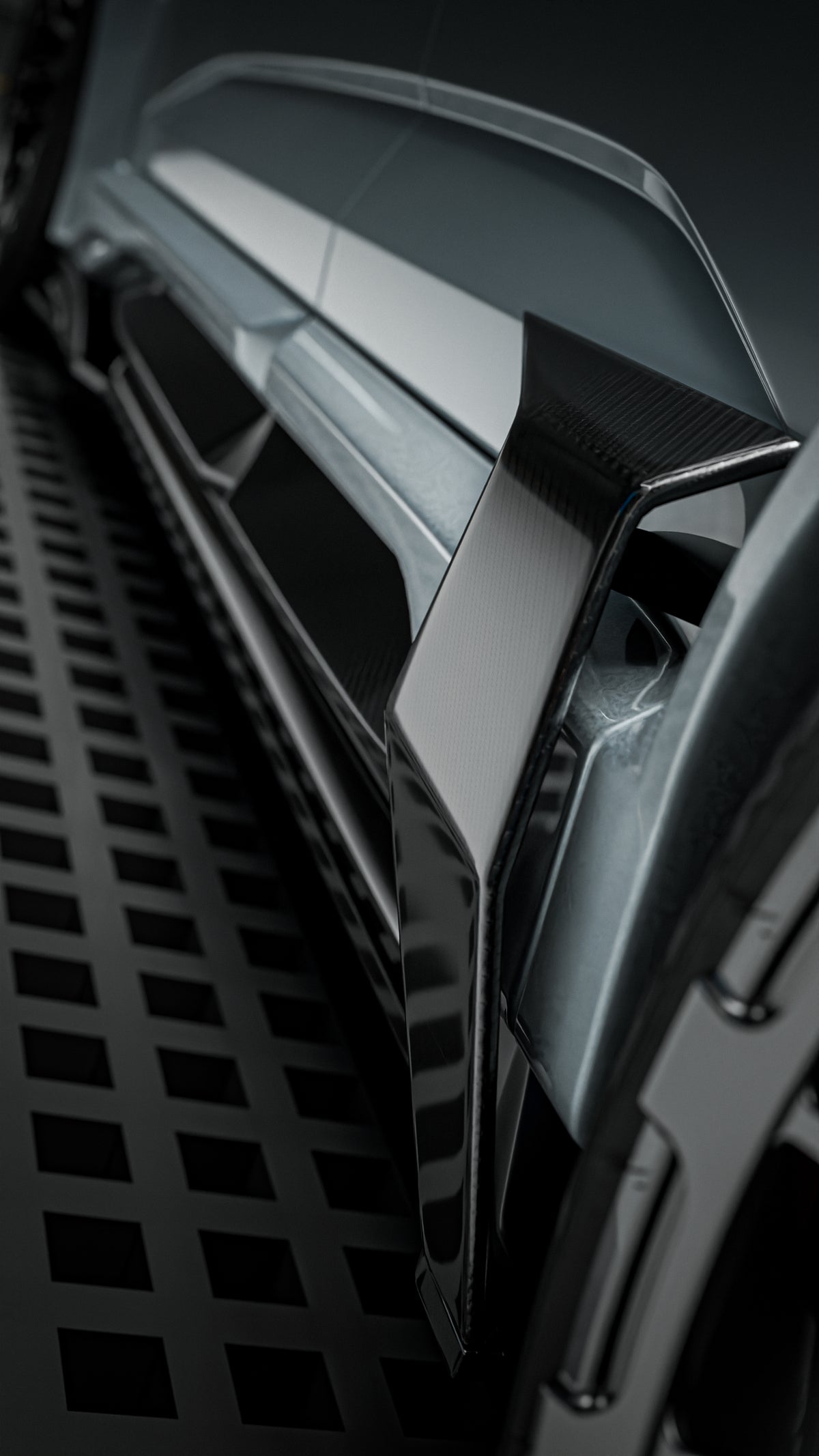 Dryzane Aero Audi Q3 Sportback V2 design render: side aero profile